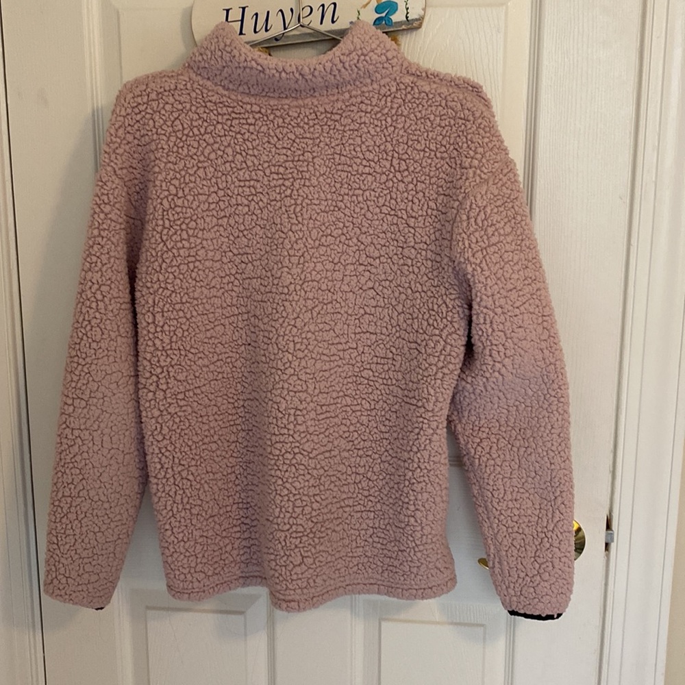 PINK Victoria’s Secret Sherpa Quarter Zip - Pink - XS - Picture 2 of 3